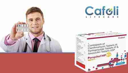 Panpital HP Kit at best price in Antibiotic Franchise for Gastrointestinal Infections.